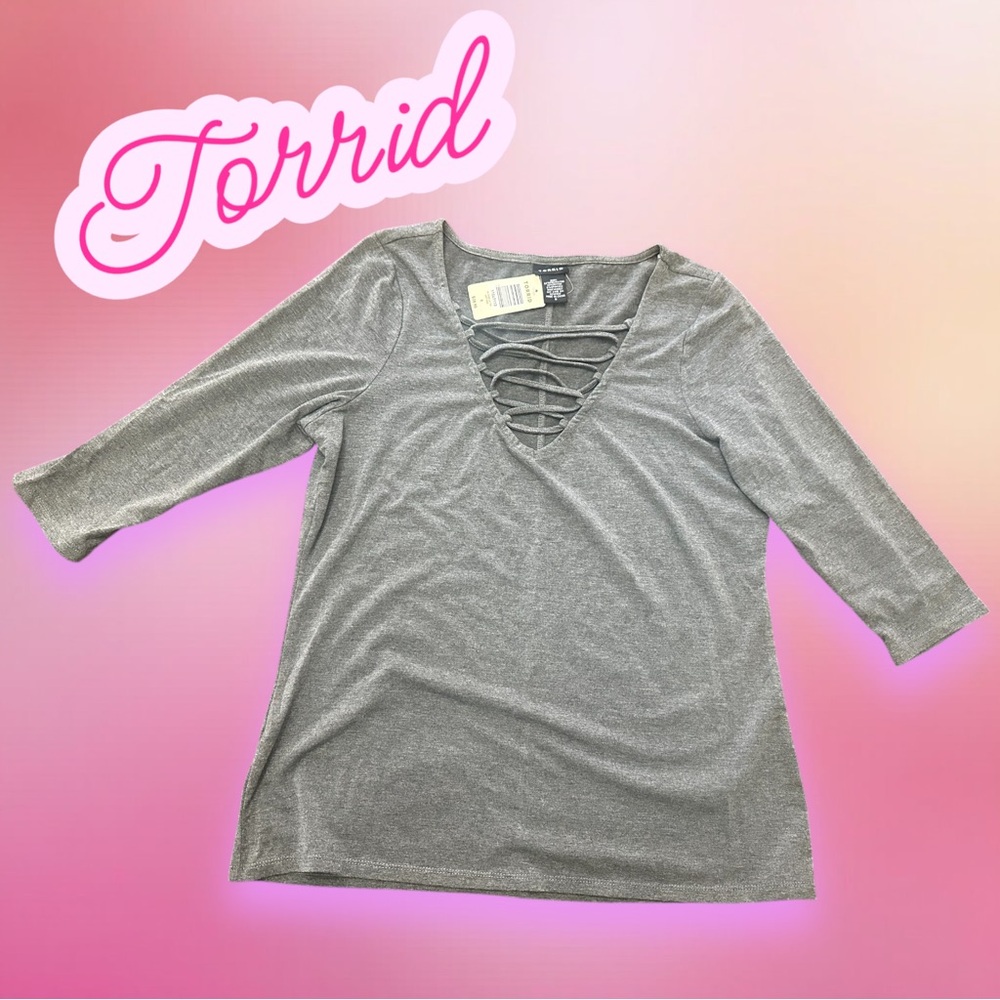 Torrid quarter sleeve blouse